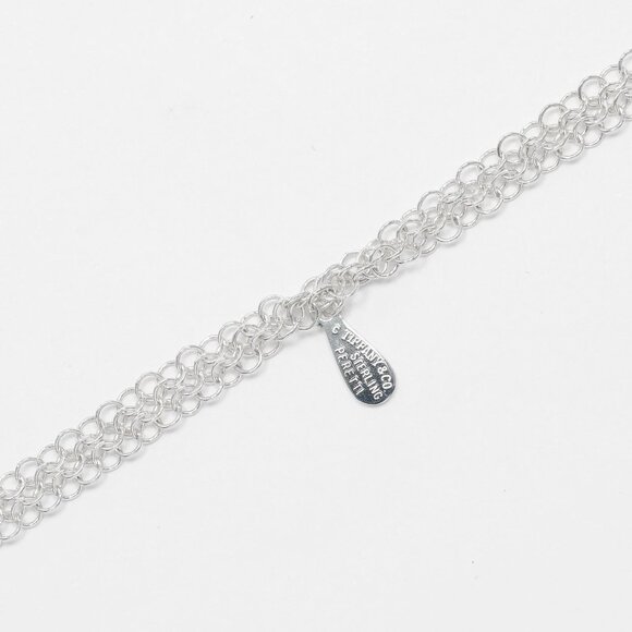 TIFFANY&Co. Mesh 25.2" Necklace Silver925 9.2g Women - Picture 6 of 11